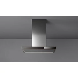 Falmec LUMINA NRS 90 cm sziget páraelszívó, inox/fekete üveg