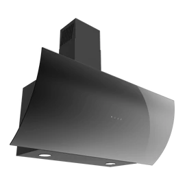 EVIDO CLIFF 90B vertikális fali páraelszívó, 90 cm, fekete üveg