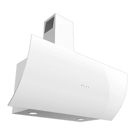 EVIDO CLIFF 90W vertikális fali páraelszívó, 90 cm, fehér üveg