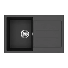 EVIDO Cubo 45S gránit mosogató, 780 x 500 mm,  antracit