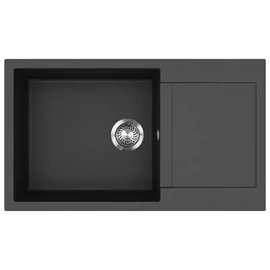 EVIDO Cubo XL 6S compact gránit mosogató, 860 x 500 mm, antracit