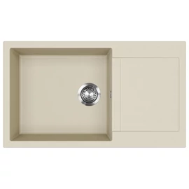 EVIDO Cubo XL 6S compact gránit mosogató, 860 x 500 mm, bézs