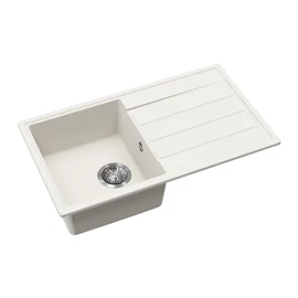 EVIDO EASY 45 S gránit mosogató, 760 x 440 mm, fehér