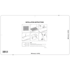 EVIDO Easy 45S gránit mosogató, 760 x 440 mm, avena, doboz nélkül, lefolyógarnitúrával