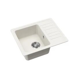 EVIDO HOME 45 S Compact gránit mosogató, 575 x 460 mm, fehér