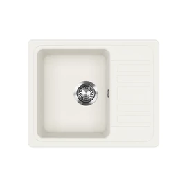 EVIDO HOME 45 S Compact gránit mosogató, 575 x 460 mm, fehér