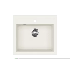 EVIDO QUADRO 6 gránit mosogató, 562 x 510 mm, fehér
