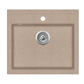 EVIDO Quadro 6 gránit mosogató, 562 x 510mm, avena