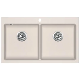 EVIDO Quadro 9 gránit mosogató, 860 x 510 mm, bézs