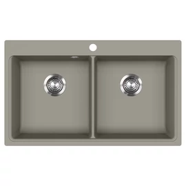 EVIDO Quadro 9 gránit mosogató, 860 x 510 mm, platina