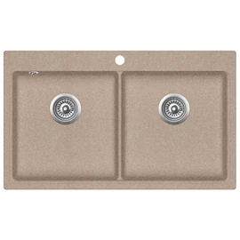 EVIDO Quadro 9 gránit mosogató, 860 x 510mm, avena