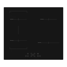 EVIDO VETRO 60BB indukciós főzőlap, 60 cm, multizone, fekete