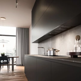 FALMEC VIRGOLA EVOLUTION beépíthető páraelszívó, 120 cm, fekete