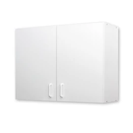 Felsőszekrény nyílóajtós 100x30, fehér korpusz/fehér front