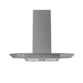 SILVERLINE 4240 MIDNIGHT ISOLA páraelszívó,sziget,90cm,inox/üveg
