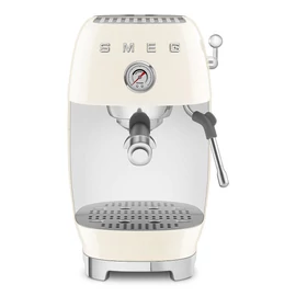 SMEG ESPRESSO KÁVÉFŐZŐ COLD BREW FUNKCIÓVAL, retro, bézs