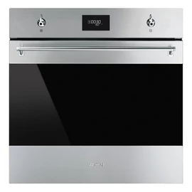 SMEG HŐLÉGKEVERÉSES SÜTŐ, Classica design, 60 cm, CS LCD, inox