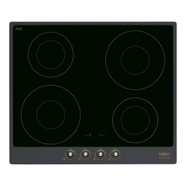 SMEG INDUKCIÓS FŐZŐLAP, Cortina design, 60 cm, 4 főzőzóna, antracit