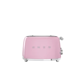 SMEG KENYÉRPIRÍTÓ, retro, 2x2 szeletes, rózsaszín