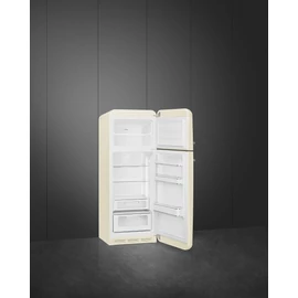SMEG KOMBINÁLT HŰTŐ ÉS FAGYASZTÓ, retro, 60,1x172 cm, jobb oldali pántok, bézs