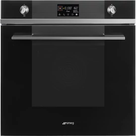SMEG KOMBINÁLT MIKROHULLÁMÚ SÜTŐ,Linea design, 11+1 funkció, LCD kijelző, feketeüveg