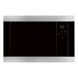 SMEG MIKROHULLÁMÚ SÜTŐ, Classic design, beépíthető, 20 liter, inox