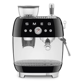 SMEG ŐRLŐVEL KOMBINÁLT ESPRESSO KÁVÉFŐZŐ, retro, fekete