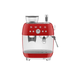 SMEG ŐRLŐVEL KOMBINÁLT ESPRESSO KÁVÉFŐZŐ, piros