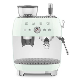 SMEG ŐRLŐVEL KOMBINÁLT ESPRESSO KÁVÉFŐZŐ, retro, világoszöld