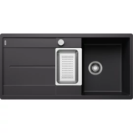 BLANCO METRA 6S-F fekete exc., SZINTBE ÉPÍTÉS