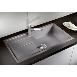 BLANCO METRA XL 6S-F fekete exc., SZINTBE ÉPÍTÉS