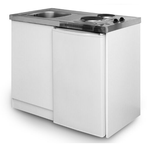 Minikonyha hűtővel, főzőlapos mosogatóval, 100x90x60 cm