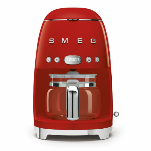 SMEG retro filteres kávéfőző, piros