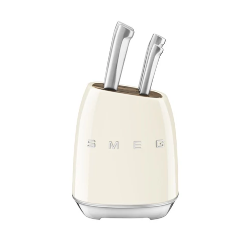 SMEG KÉS KÉSZLET, retro, bézs