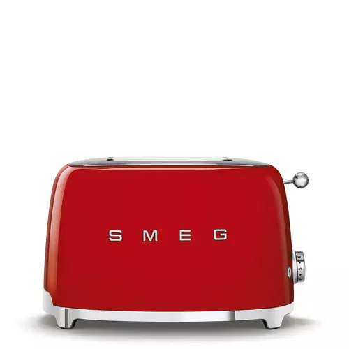SMEG retro 2-szeletes kenyérpirító, piros