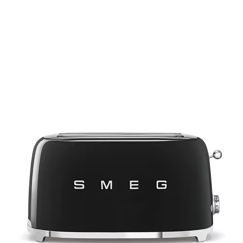 SMEG retro 4-szeletes kenyérpirító, fekete