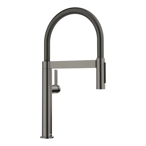 BLANCOCULINA-S II Mini kihúzható fejes csaptelep, satin dark steel, HD