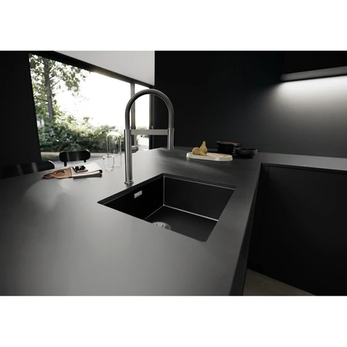 BLANCOCULINA-S II Mini kihúzható fejes csaptelep, satin platinum, HD