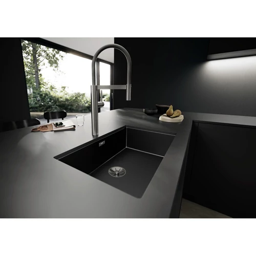 BLANCOCULINA-S II kihúzható fejes csaptelep, satin dark steel, HD