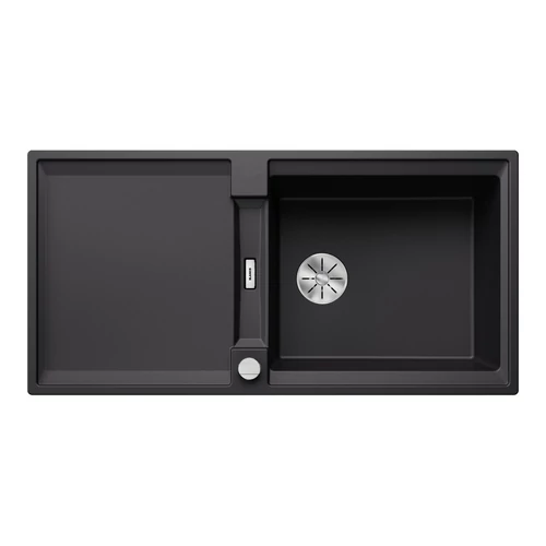 BLANCO ADIRA XL 6 S-F SILGRANIT mosogató, fekete, lefolyó-távműködtetővel