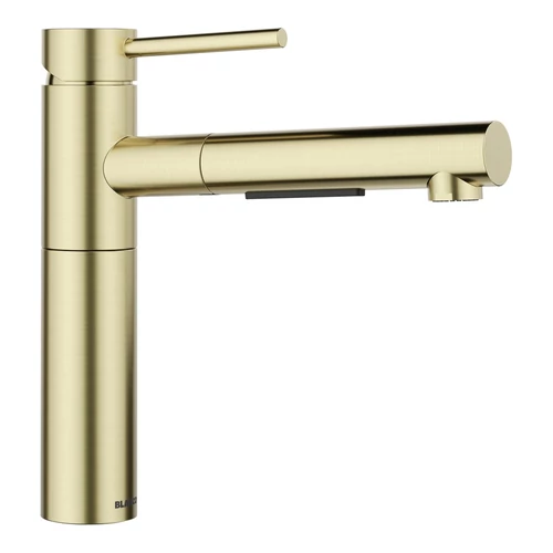BLANCO ALTA-S II kihúzható fejes csaptelep, satin gold, HD