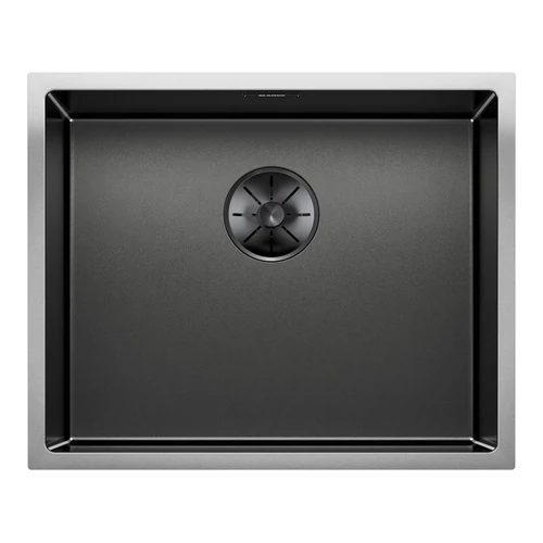 BLANCO CLARON 500-U Dark Steel rozsdamentes acél mosogató