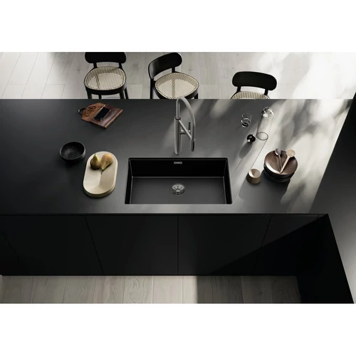 BLANCO CLARON 700-U Dark Steel rozsdamentes acél mosogató
