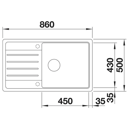 BLANCO LEGRA XL 6 S SILGRANIT mosogató, fehér