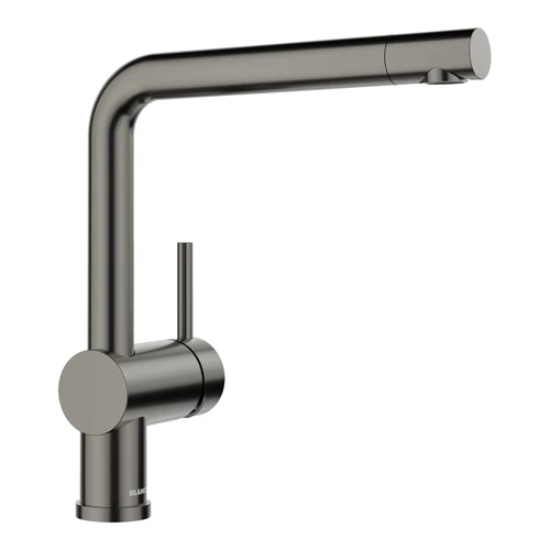 BLANCO LINUS csaptelep, satin dark steel, HD