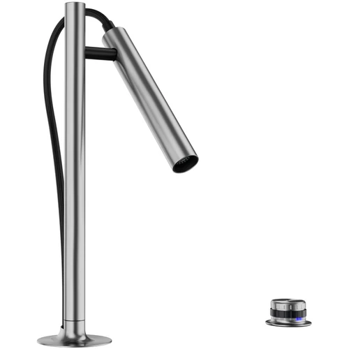 BLANCO LUNEOO-S, kihúzható fejes csaptelep, tömör szálcsiszolt rozsdamentes acél, HD