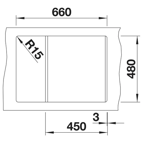 BLANCO METRA 45 S Compact SILGRANIT mosogató, fehér