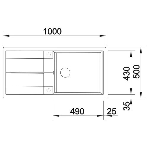 BLANCO METRA XL 6 S SILGRANIT mosogató, fehér