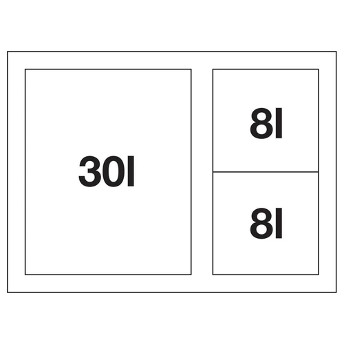 BLANCO SELECT II XL 60/3 hulladéktároló rendszer