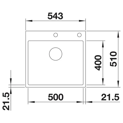 BLANCO SUBLINE 500-IF/A SteelFrame SILGRANIT mosogató, fehér, lefolyó-távműködtetővel